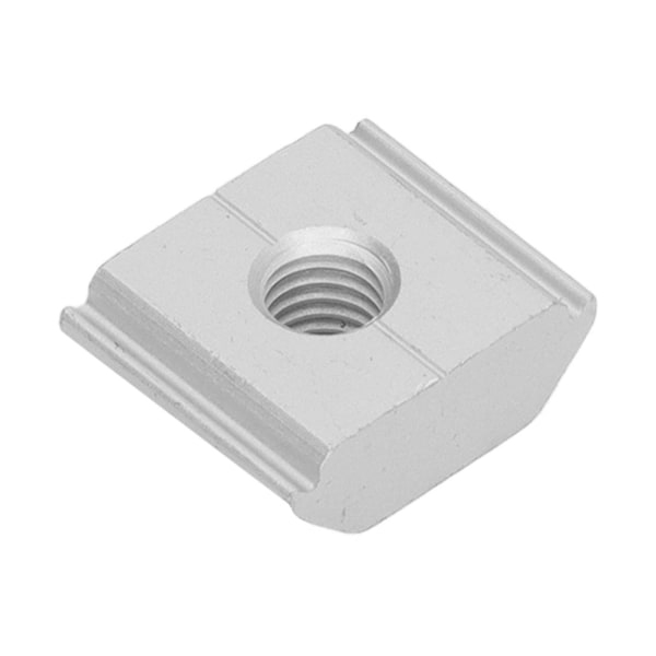 100 st M8 gängade glidmuttrar i aluminiumlegering T-spår muttrar solcellsfäste blocktillbehör