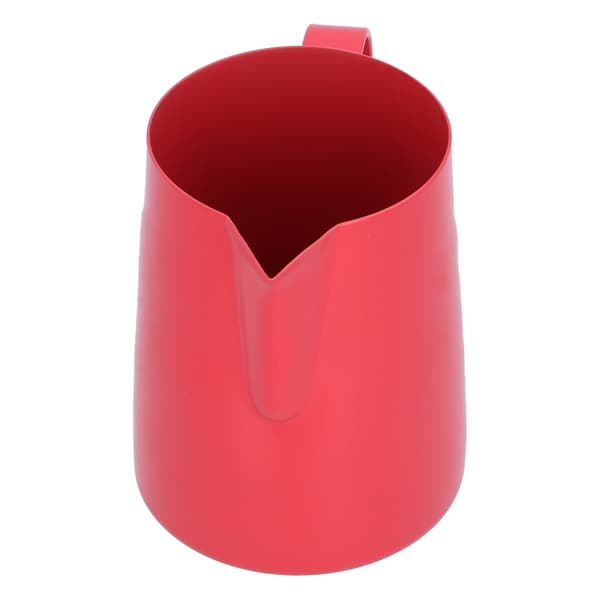 600 ml kahvimaitokannu, maitovaahdotuskannu, kahvinvalmistustarvike, punainen