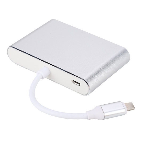 Lightning till HDMI+VGA+Audio HUB Adapter Converter för iPhone5/5S 6/6S 6plus 6splus 7/ipad4/ipad