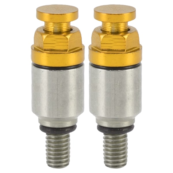 2 stk. M5x0.8 Aluminium Legering Gaffel Luftudlufter Trykaflastningsventil Udskiftning til CRF150R CR125R CR250R CRF250R Gul