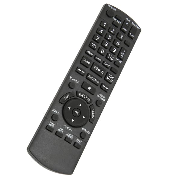 N2QAYB00008 Erstatningsfjernkontroll i ABS Lettvektsfjernkontroll for lydsystem CD-kassettuner