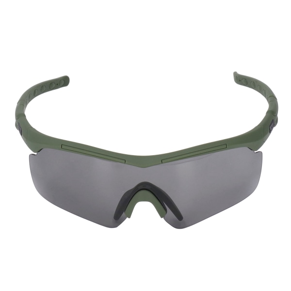 Sportssolbriller PC-linse Svettesikre sykkelbriller for skifjellklatring Motorsykkel Elektromobil OD Grønn