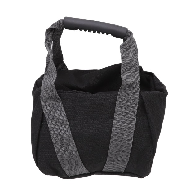 Træningssandbag, rivefast med ergonomisk håndtag, 12oz lærredsvægtløftningssandpose til fitnessøvelse
