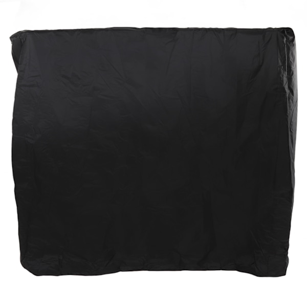 Pingisbordsöverdrag Svart Dragkedja 210 Silverbelagd Vattentät Dammtät Tennisbordsöverdrag för Uteplats 155x75x150cm