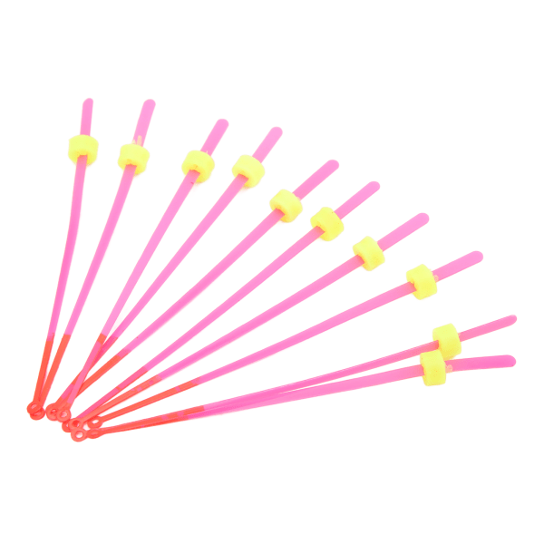 10 st Isfiske Spötopp ABS Mini Toppsektion Fiskeredskap Förlängningsstång för Vinterfiske 12cm
