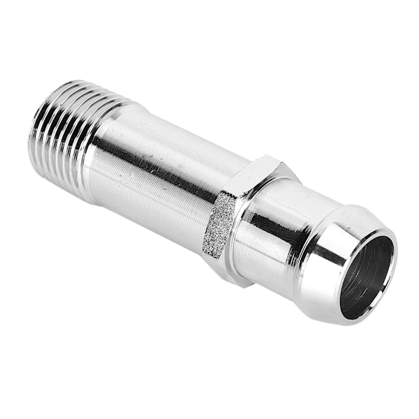 Forkromet stål vandpumpe fitting varmelegeme slange 1/2in NPT til 3/4in Barb SBC BBC Passer til Chevrolet