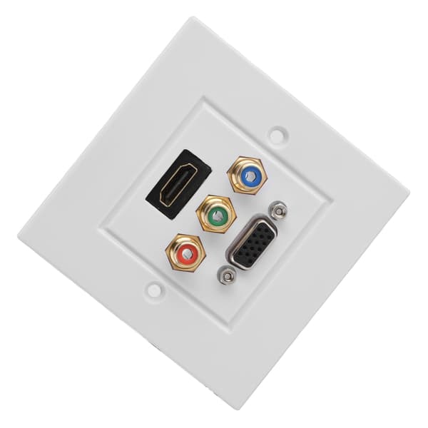 HDMI VGA 3RCA Multimedia Veggpanel Audio Video Socket