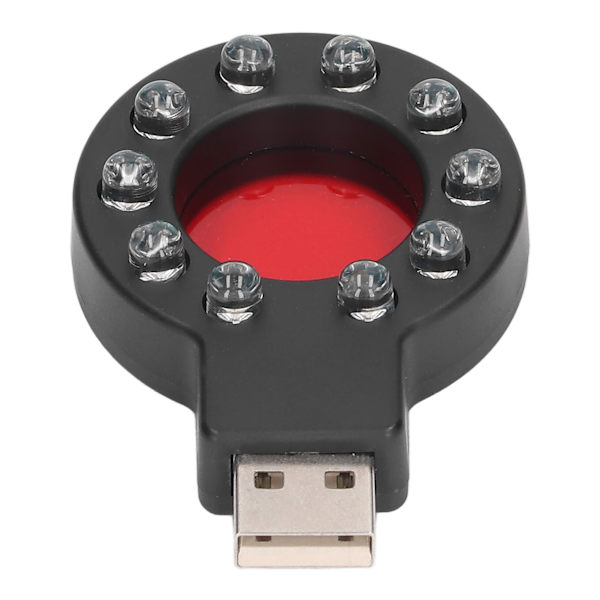 USB-gränssnittskameradetektor 10 infraröda lampor GPS-lokaliseringsavsökning RF-signaltestare 5V