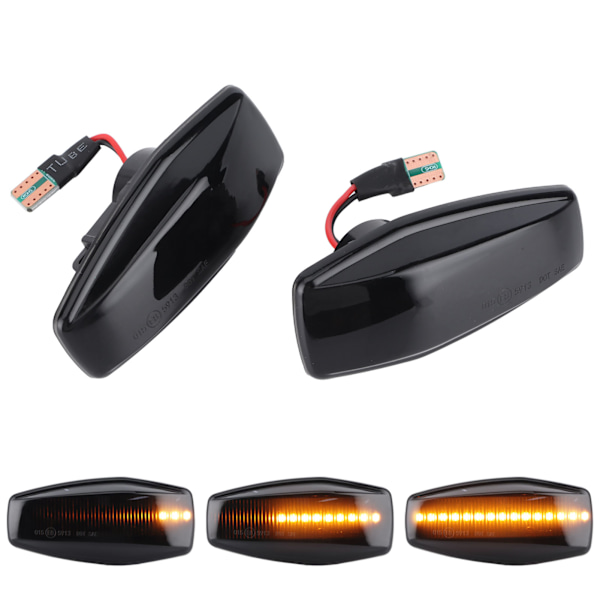 Blinklys Sidemarkør Lampe Røgfarvet Linse Dynamisk Pasform til Hyundai i10/Getz/Elantra