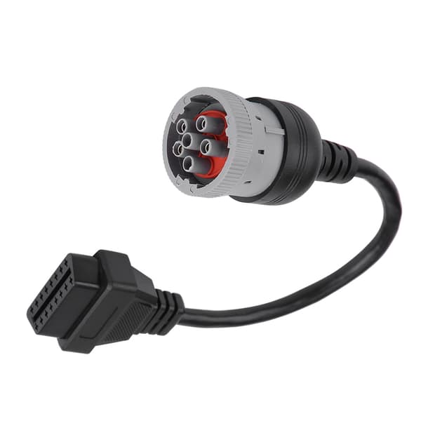 16-benet hun OBD2 lastbil diagnostisk adapterkabel 6-benet bilværktøjsinterface