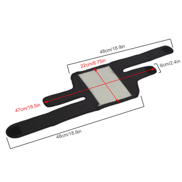 1 par turmalin selvopvarmende knæbeskyttere Magnetisk terapi Knæbeskyttere Smertelindring Gigtbøjlestøtte Patella Knæærmer