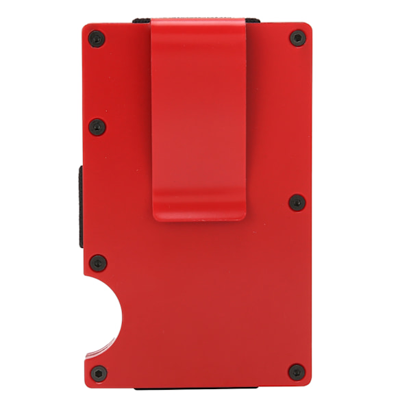 Visitkort Etui Bærbar Visitkortholder Mode Rustfrit Stål Kort Box Tegnebog GaveRød X-11#A