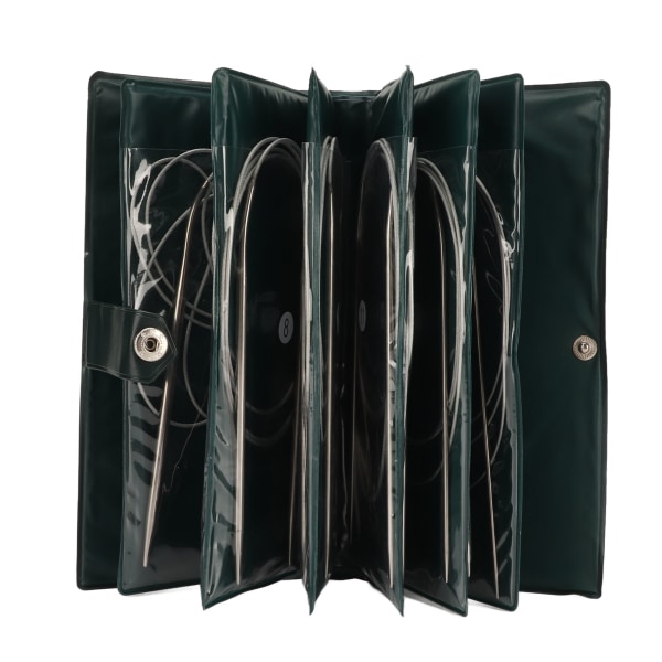 11 st Cirkulära stickor Set Längd 120cm Bekvämt handtag Stickor för gör-det-själv mössor Halsdukar Handskar