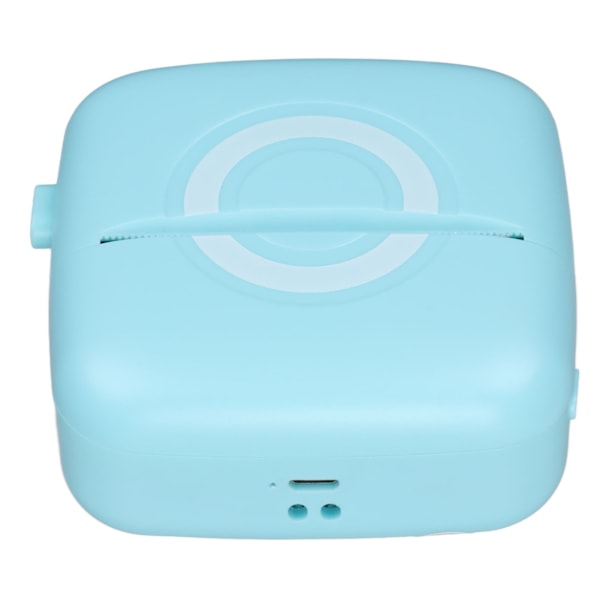 Mini Tulostin 200DPI Resoluutio Lämpötulostus Ergonominen Kevyt Kannettava Tulostin Sininen
