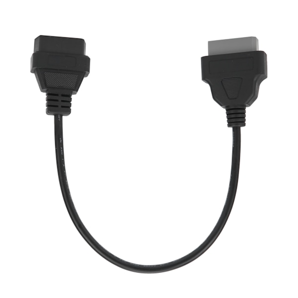 Bærbar OBD2 Kabel 14-polet til 16-polet Bilfejldiagnostisk Adapterkonverter