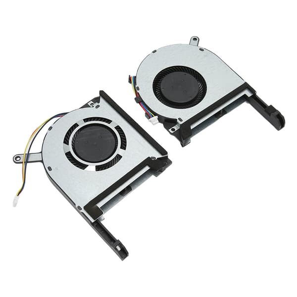 CPU GPU Køleventilator 4 Pin God Varmeafledning Laptop Køleventilator til Asus TUF Gaming FX505DU til FX505DY til FX505DD CPU GPU Ventilator