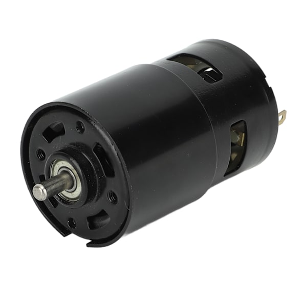 High Torsion DC Motor 12000RPM Round Shaft Fast Speed Red Copper Coil Electric Motor for Fan 12V