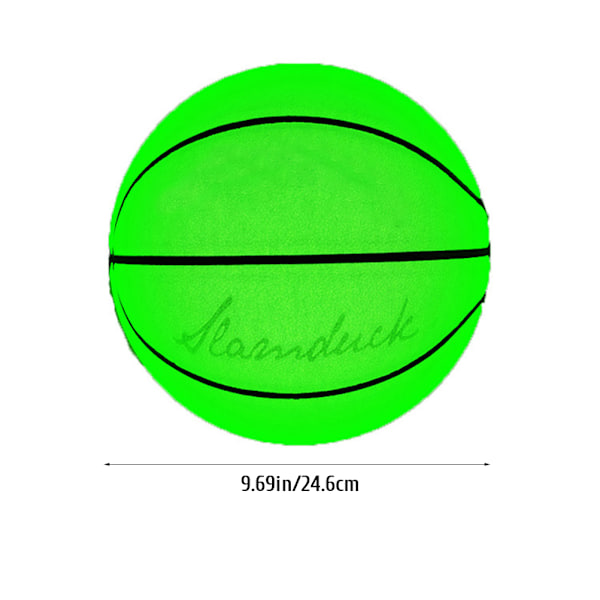 Størrelse 7 Reflekterende Holografisk Basketball til Natspil Lysende Basketball i Mørke Basketball Gaver Legetøj til Voksne Børn