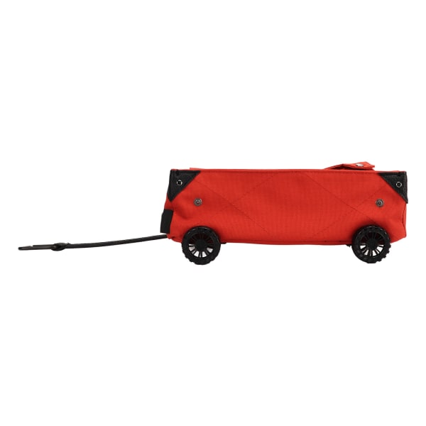 Utendørs camping oppbevaringsboks Slitasjebestandig vanntett vogn med stor kapasitet Oppbevaringsboks for biler Hjem Rød