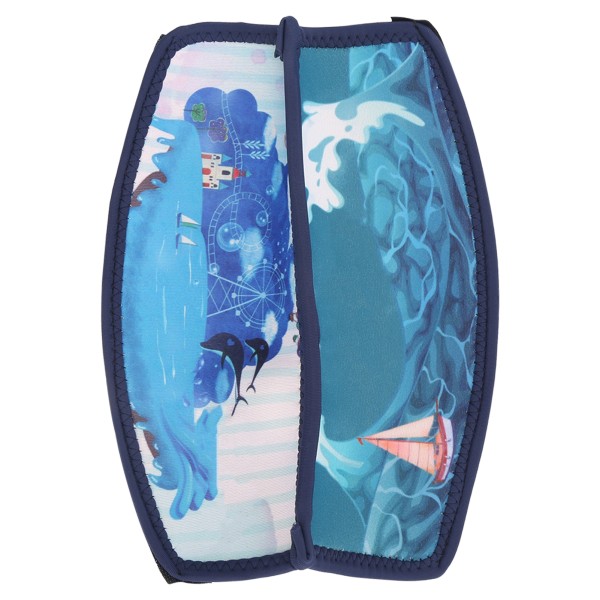 Dykkeransigtsbeskyttelsesstropper Cover Snorkelbriller Briller Neopren Hårbeskytter WrapSea Waves Islands