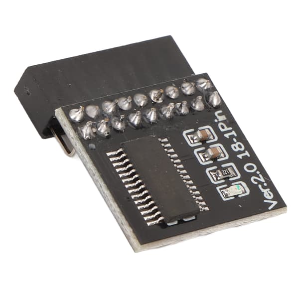 TPM 2.0-modul LPC-gränssnitt Stabil Hög säkerhet Hållbart material 18-stifts LPC-modul för Asrock-moderkort