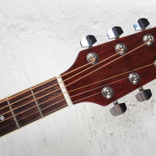 1 st DIY Blank Buffalo Bone Sadel för Klassisk Elektrisk Akustisk Gitarr 52x6x10mm