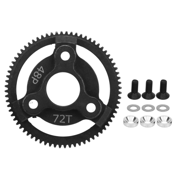 48P Steel Spur Gear Härdat RC Steel Spur Gear Set för Traxxas Slash 2WD 1/10 RC Car Uppgraderade delar 72T