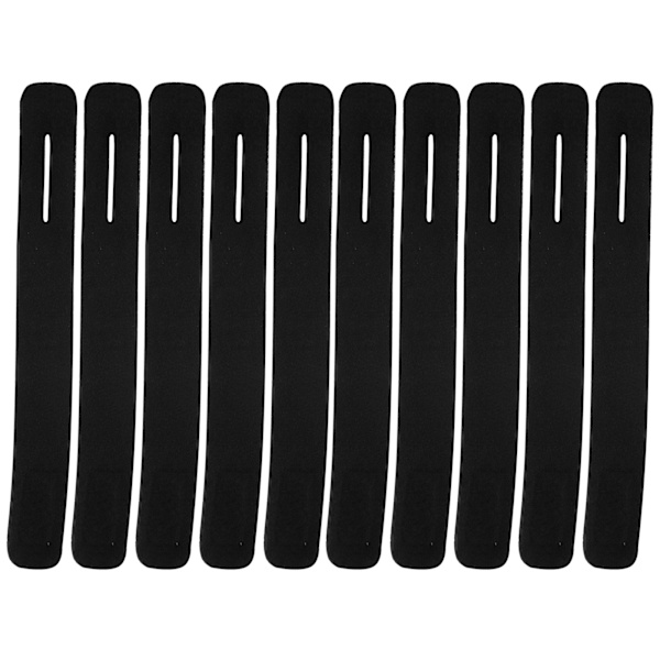 10 stk sett fiskestang bindebånd Anti-slip stang festebånd Stang wrap holder tilbehør