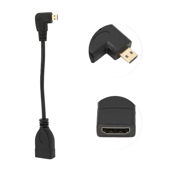 HDMI til HDMI Albue Adapter Kabel til HDTV