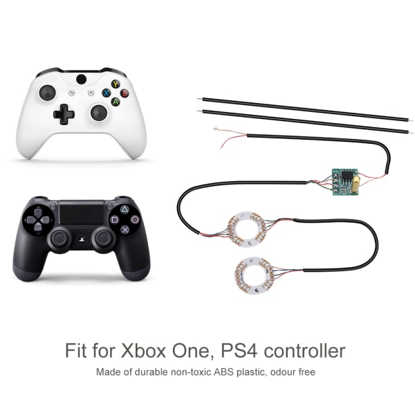 7-farge LED-lys Tommelpinner Mod Thumbstick Caps LED-lys Analog Thumb Sticks (for Xbox One)