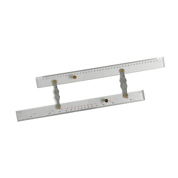 Marine Navigation Parallel Ruler Klar Skala Høj Nøjagtighed Transparens Båd Skib Tegning Parallel Ruler 450mm/17.71in