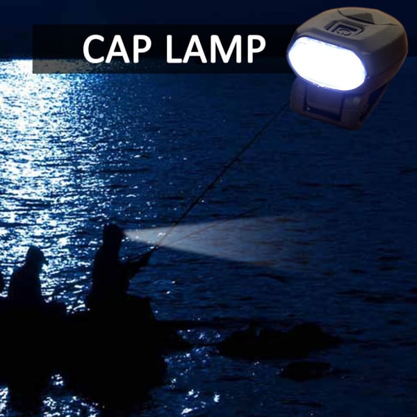 Outdoor Led Head Light Clip Baseball Fishing Light Hat Head Light Lamp Hat