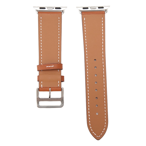 Älykellon nahkaranneke universal watch vaihtoranneke IWatch Series SE:lle 8 7 6 5 4 3 2 1 38 mm 40 mm 41 mm ruskea