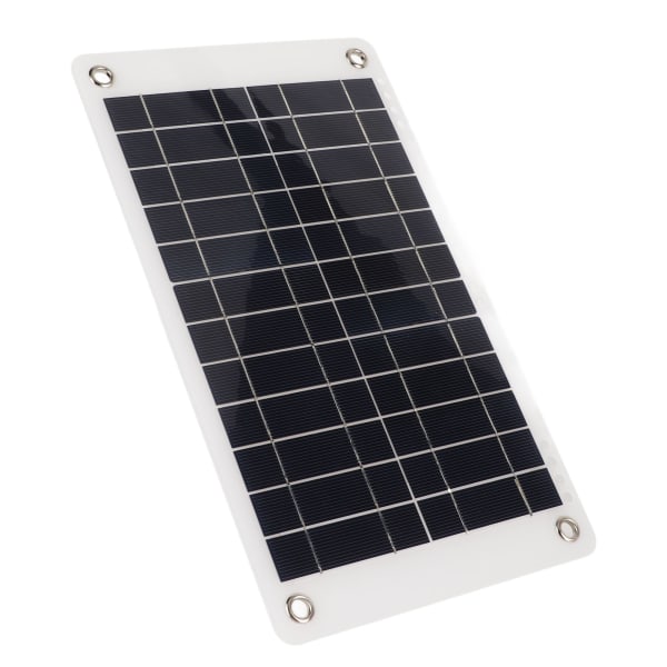 Solcellepanel 12V 8,5W Monokrystallinsk silisium semifleksibel med klips Solcellebatterilader for utendørs