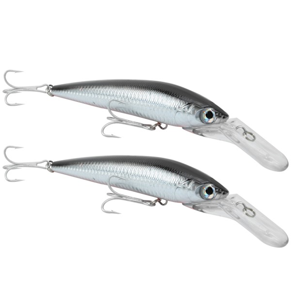 2st plast konstgjord simulering djupdykning Minnow lockbete fisketillbehör4#