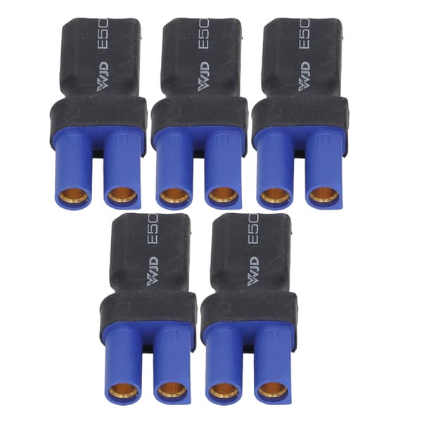 5 stk. EC5 til XT60 Adapter Gummi Plast Kobber Solid Nøyaktig Høy Sikkerhet EC5 til Hann Adapter for RC Bil Fly Båt