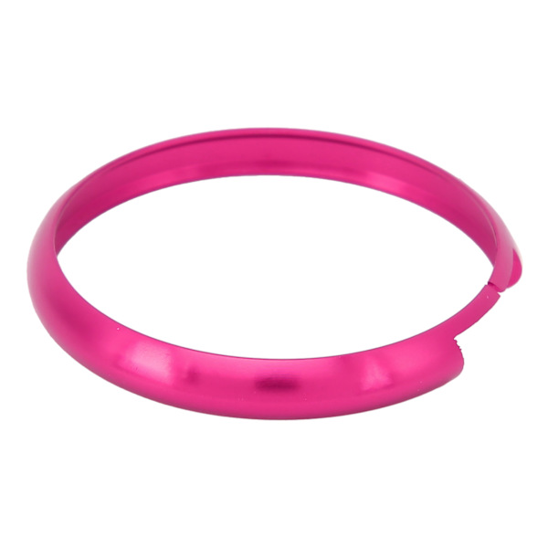 Fjernbetjeningsnøgle Fob Ring Trim Aluminium Legering Erstatning til MINI R55 R56 R57 R58 R59 R60 Rose Rød