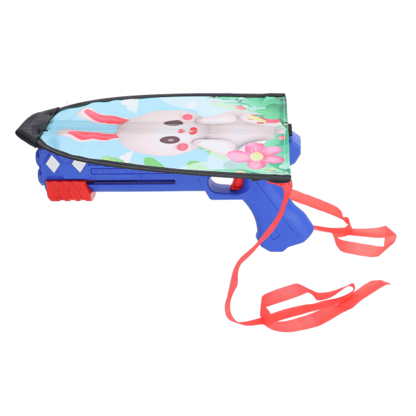 Utstøtningsdragepistol Plast og klut Blå Lett Dragekaster-lekesett for gutter og jenter