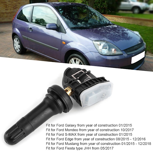 4 st Däcktrycksensor TPMS 2036804 Passar för Ford Galaxy Mondeo S MAX