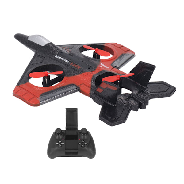 V25 Stunt Flygfotografering UAV Fjärrstyrd Flygplan Leksak Flygplan Lämplig För Barn Över 14 År Gammal Röd 1 Batteri