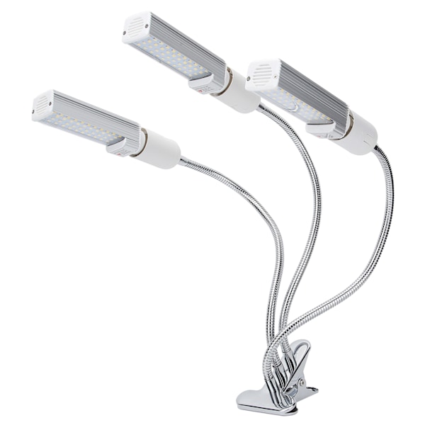 3-pääinen LED-kasvikasvuvalo E27 USB-pidike Kasvien kasvatusvalo puutarhaan Ulkovalkoinen valo