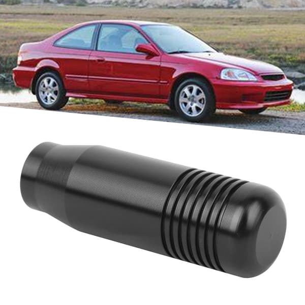 Gearskifte Knob Hoved Universal Manuel Gearskifte Knapper med Adapter Sort