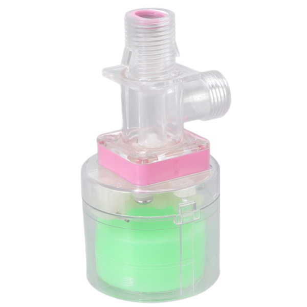 Vattennivåregleringsventil Transparent Helautomatisk Plasttorn Tank Flytande Kulventil G1/2 Topp Vatteninlopp