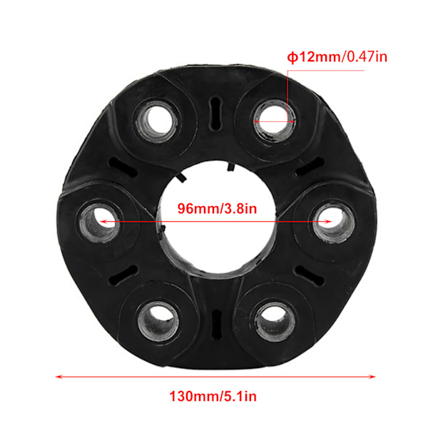 96mm Drivaxeldriftkoppling Flexled Kopplingsskiva Passar för E46 E36 E39 E34 X5 26117511454