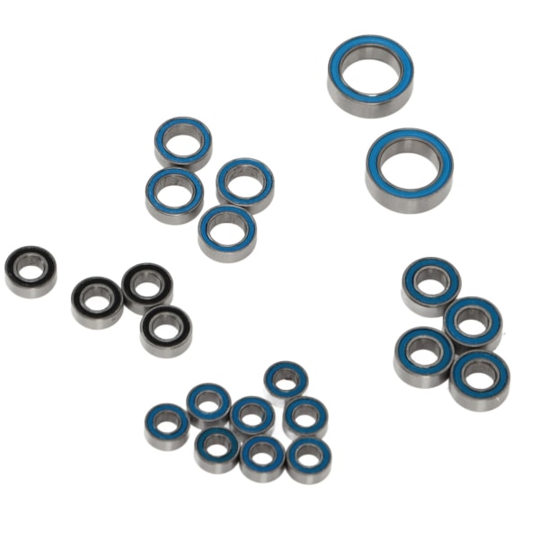 22PCS RC-lagersats Rostfritt stål Kullager Tillbehör för Traxxas TRX4M 1/18 RC Crawler Car Upgrade Parts