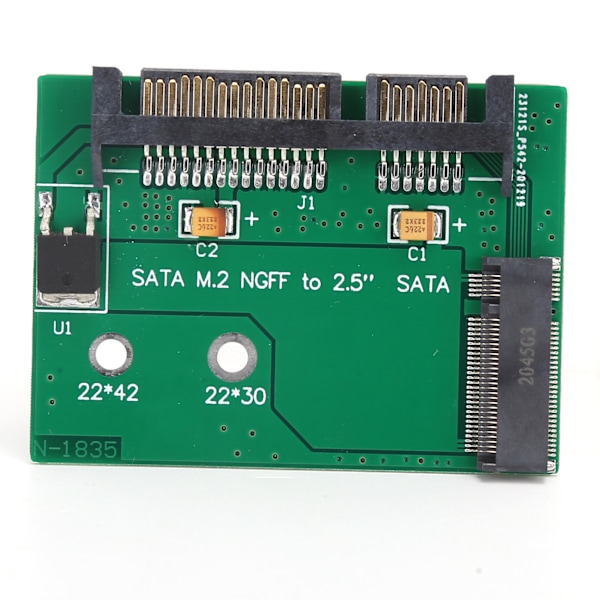 Adapterkort M.2 NGFF SSD til 2.5in SATA3 Board SSD Converter Datamaskinharddisktilbehør