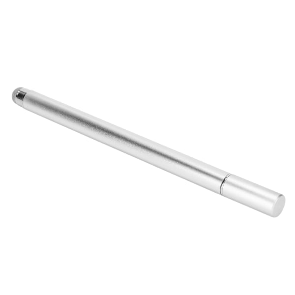 Stylus Penna 2 i 1 Universell Kapacitiv Skärm Touch Penna Pennor Hög Känslighet Fin Spets Digital Penna Silver