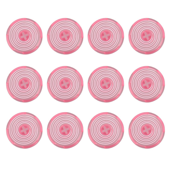 12 stk arkadeknappdeksel Bytt ut mekanisk trykknappdeksel for Kailh for Cherry for TTC for Akko for Glorious Switches Rosa