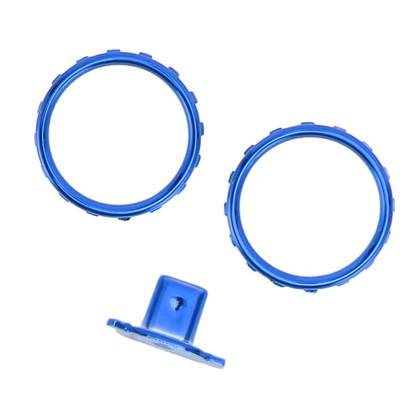 Dekorative accentringe til Xbox Elite Series 2 Controller Matte Chrome Switch Buttons Udskiftningsdele Blå