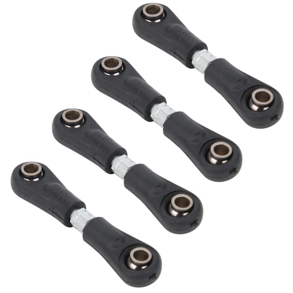 4 stk styrestangssæt sort metal til 1\10 RC flad biludskiftningstilbehør (4250 mm)